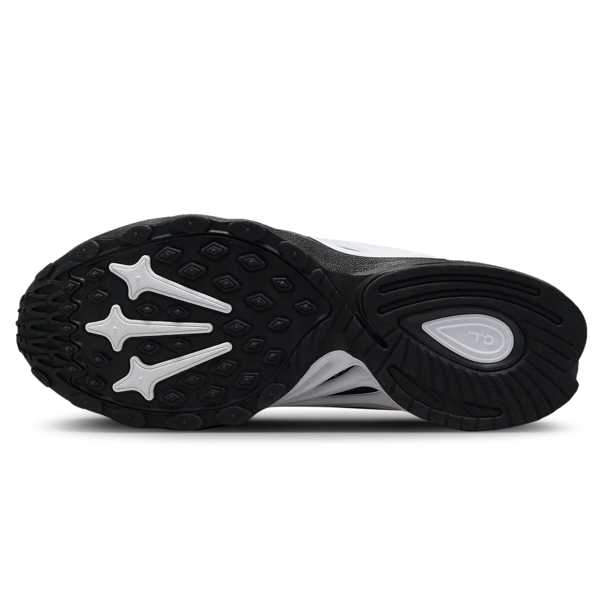 sole view of Nike x NOCTA Air Zoom Drive Black White